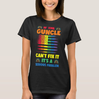 Gay farbror Pride Guncle 2 T Shirt