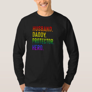 Gay Fars dag Lgbt Pride Make Pappa Protector T Shirt