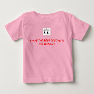 Gay-föräldrar, bästa daddys. tee shirt