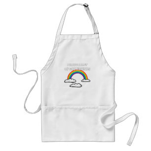 Gay Friends LGBT Ally Rainbow Funny Gay pride Förkläde