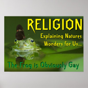 Gay Frog Poster