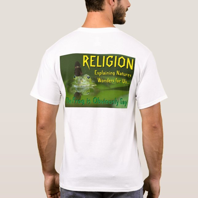 Gay Frog T Shirt (Baksida)