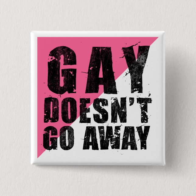 Gay går inte ut på en ruta med ljus knapp (Framsida)