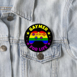 Gay Gaymer for Life Pride Flagga Controller Knapp