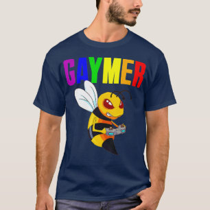 Gay Gaymer Geek Pride LGBT Video Game Älskare Gift T Shirt