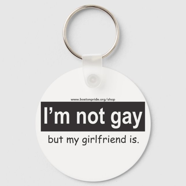 Gay Girlkompis Keychain Nyckelring (Framsida)
