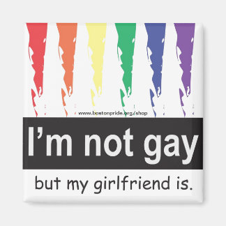 Gay Girlkompis Magnet Square