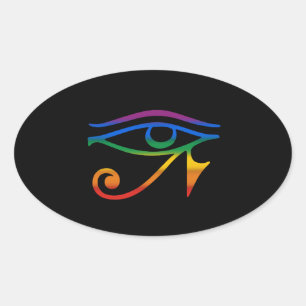 Gay Goth Pride Ovalt Klistermärke