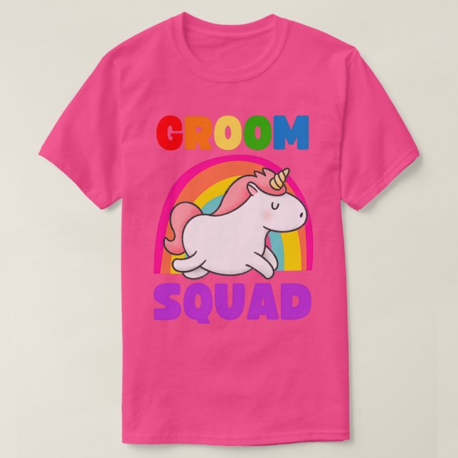 GAY GROOM SQUAD LGBT BACHELOR PARTY Classic TShirt T Shirt (Design framsida)