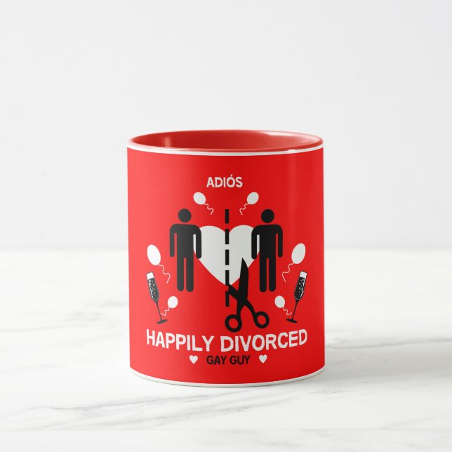 Gay Guy Divorce Survivor Mugg (Center)