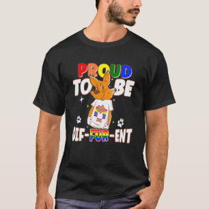 Gay Hårig stolt över att vara annorlunda i Lycklig T Shirt