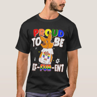 Gay Hårig stolta över att vara annorlunda i lyckli T Shirt