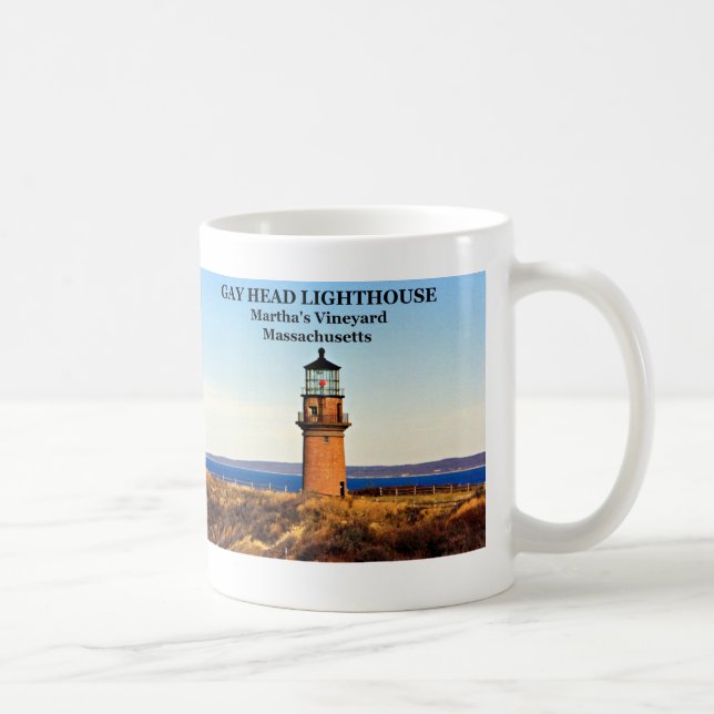 Gay Head Lighthouse, Martha's Vineyard MORSA Kaffemugg (Höger)