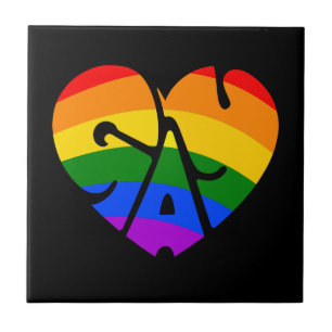 Gay Heart Kakelplatta