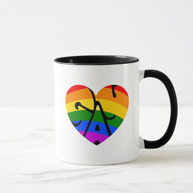 Gay Heart Mugg (Höger)