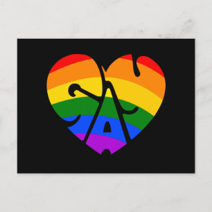 Gay Heart Vykort