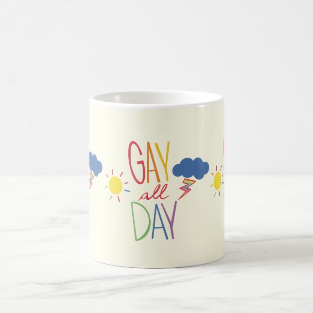 Gay hela dagen kaffemugg (Center)