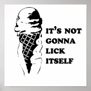 Gay humor slickar sig omvänt .png poster