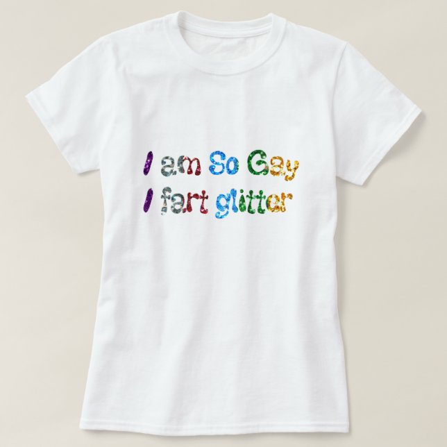 Gay humor tee (Design framsida)