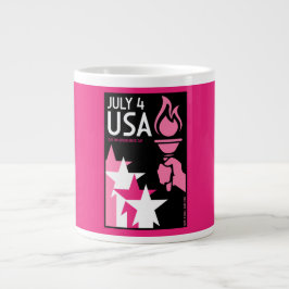 Gay Independence day Jumbo Mugg