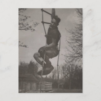 Gay Intressant söt, ung idrottsman som lurar runt Vykort