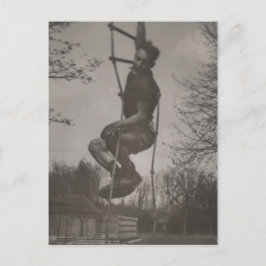 Gay Intressant söt, ung idrottsman som lurar runt Vykort