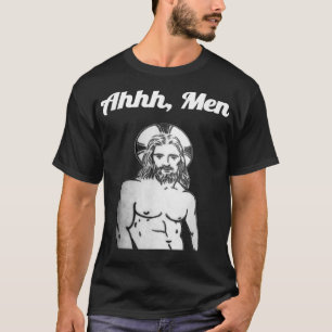 Gay Jesus Ah Manar Funny Atheist Christian Humor L T Shirt