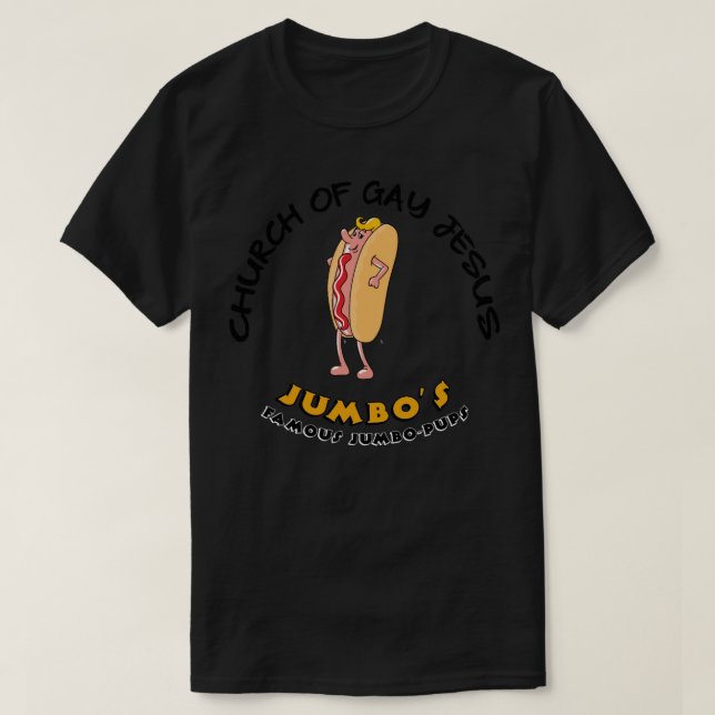 Gay Jesus Shamless Classic T-Shirt (Design framsida)