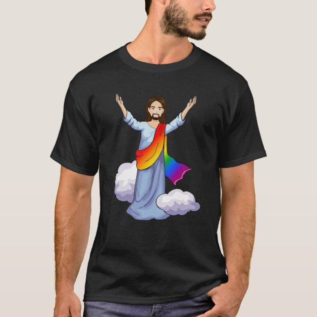 GAY JESUS T SHIRT (Framsida)