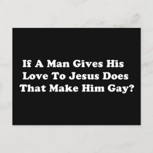 Gay Jesus Vykort