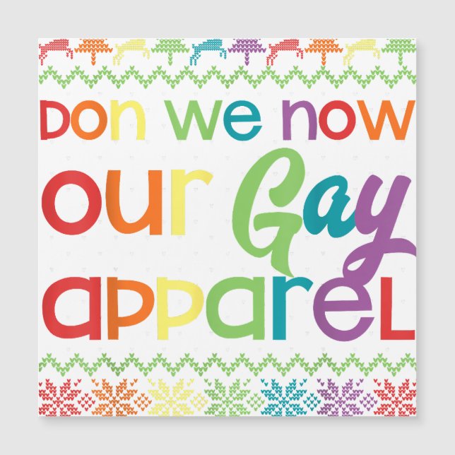 Gay Jul-fonny HBT Don Vi nu vår gay Appare (Framsida)
