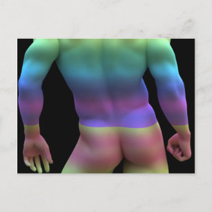 Gay Kärlek Vykort