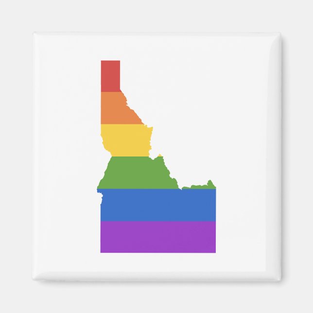 Gay Karta i USA | Delstaten Idaho Magnet (Framsidan)