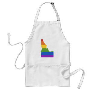 Gay Karta of USA Delstaten Idaho Förkläde