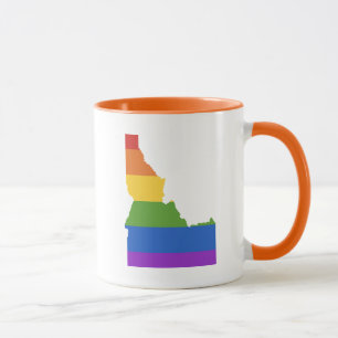 Gay Karta of USA  Delstaten Idaho Mugg
