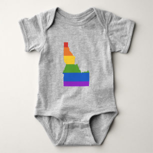 Gay Karta of USA Delstaten Idaho T Shirt