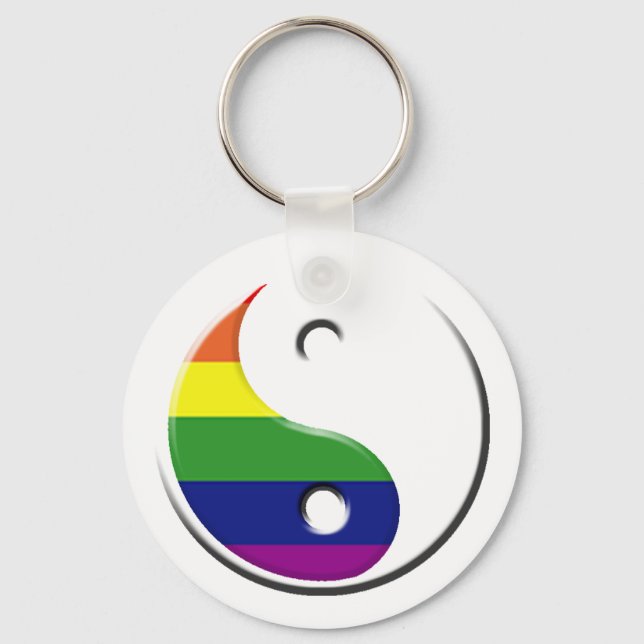GAY Keychains - Ying Yang 03 Nyckelring (Framsida)