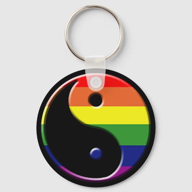 GAY Keychains - Ying Yang 04 Nyckelring (Framsida)