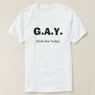 Gay Klubb Girls är Yucky LGBT-köer Tee Shirt