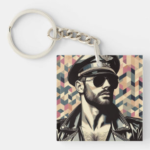 Gay Leather Pappa Biker Tom of Finland Tribute Art