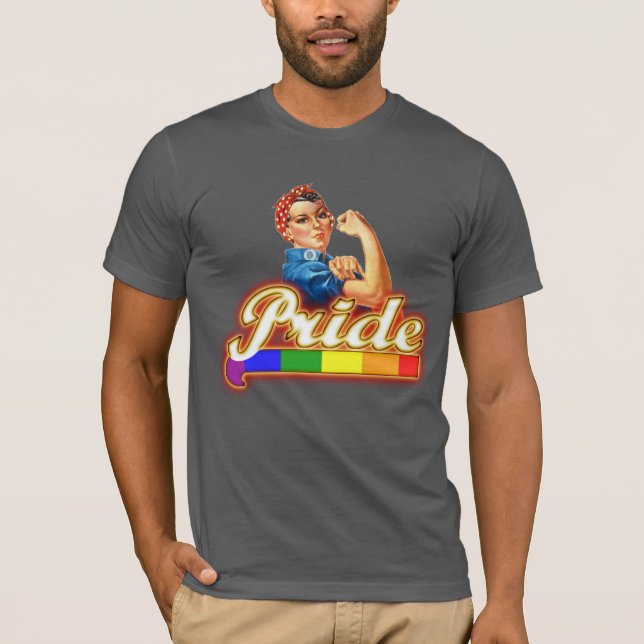Gay Lebian pride T Shirt (Framsida)