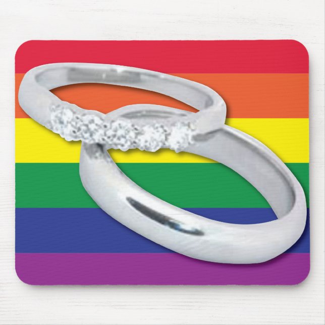 Gay Lesbisk Bröllop Musmatta (Framsidan)