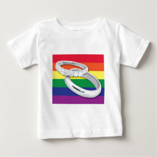 Gay Lesbisk Bröllop Tee