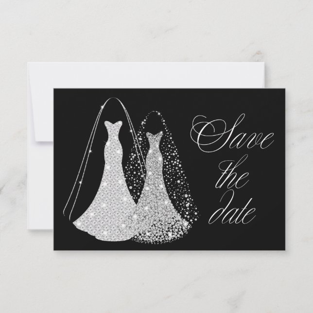 Gay Lesbisk Elegant Spara datum Datumet (Framsida)