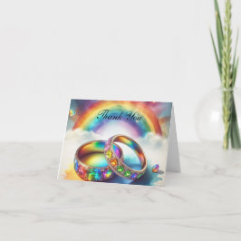 Gay, Lesbisk, HGBTQ Bröllop - tack för dina kommen