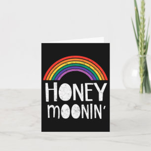 Gay Lesbisk Ny gifta Bröllopsfest Tee Lgbt Ho Kort