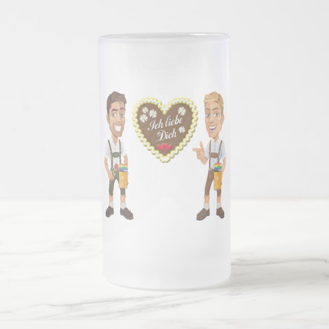 Gay LGBT Oktoberfest Beer Mugg (Center)