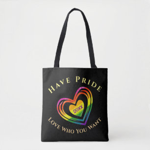 Gay LGBTQ har Pridet månad Kärlek som du vill ha Tygkasse