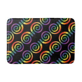 Gay LGBTQ Rainbow Pride Modern Mönster Badrumsmatta
