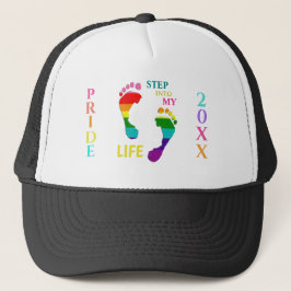 Gay LGBTQ Rainbow Pride Month Step My Life Feet Keps
